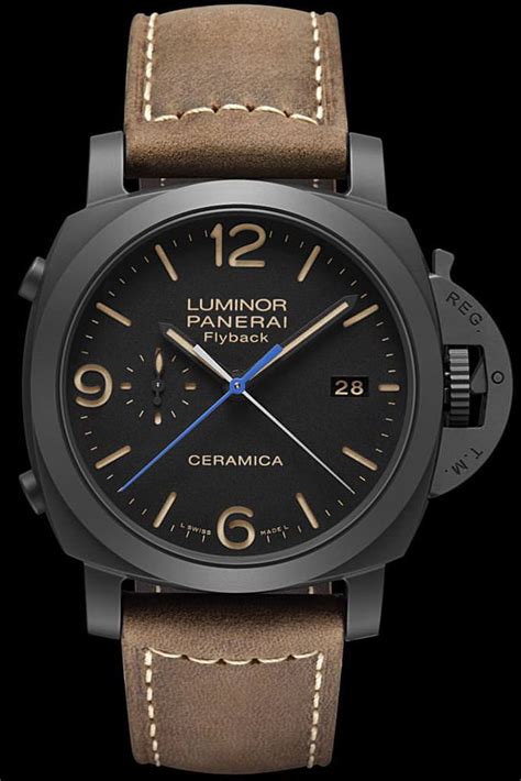 Panerai Luminor 44mm Ceramic 1950 3 Day Flyback Chrono 